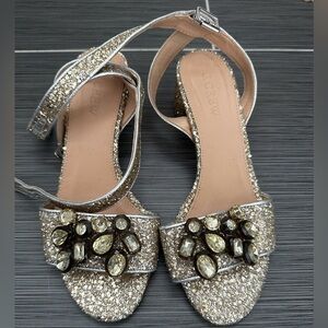 J. Crew Women's Glitter Sandals